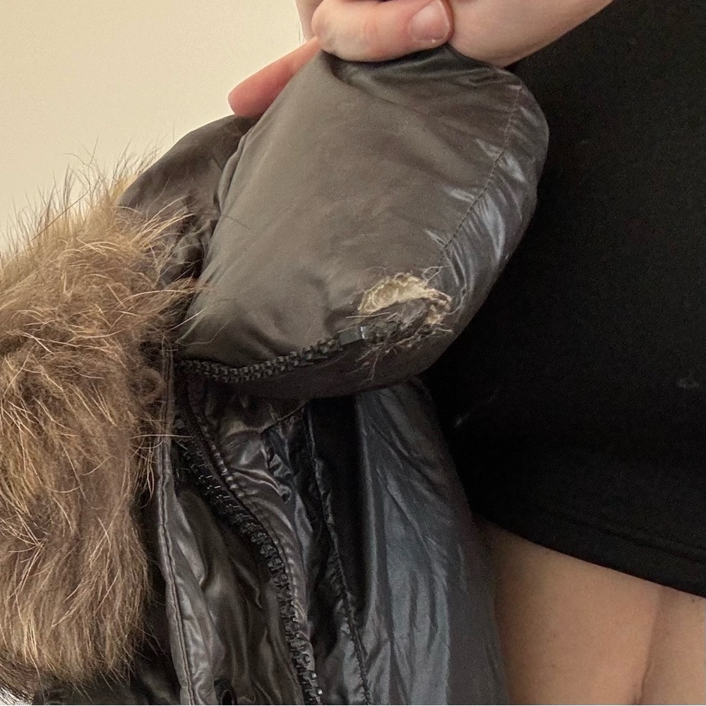 SAM. Goose Down & Raccoon Eskimo Winter Longline Puffer Jacket- Fair condition - Picture 8 of 16